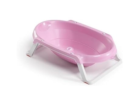 OKBABY Onda Slim Banheira Dobrável para Banho de Recém-Nascidos 0-12 Meses Fúcsia