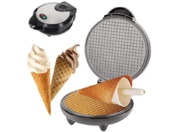 Aparelho WAFFLE MAKER Máquina elétrica de waffle cônica Croque Monsieur, máquina de waffle Casquinha de Sorvete 208 S/MARCA