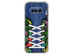 Capa Tumundosmartphone De Silicone À Prova De Choque Para Nothing Phone 4a 5g Design De Tênis 13 Desenhos
