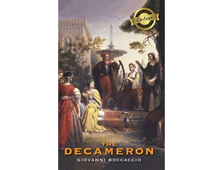 Livro The Decameron Deluxe Library Edition Annotated de Giovanni Boccaccio (Inglês)
