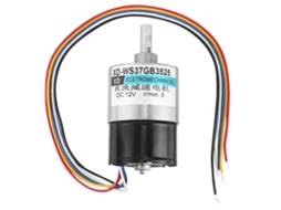 Motor Sem Escova Dc 12v 7w Com Redutor 5r/min Cw/ccw