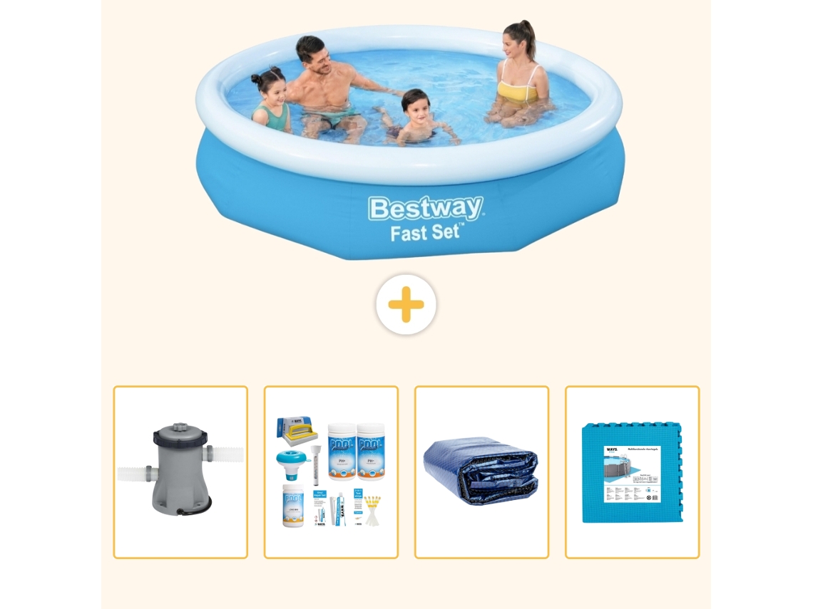 Bestway Piscina Bestway Fast Set Redonda - 305x66 Cm - 5-peças S188