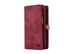 Capa LAXISCREED Samsung Galaxy S9 Plus Couro Vermelho