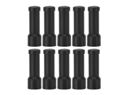 Conjunto de 10 antenas curtas e grossas para mini walkie-talkie UHF 400-470MHz com conector SMA macho para atividades de camping, AO AR e Liv-aquaforge