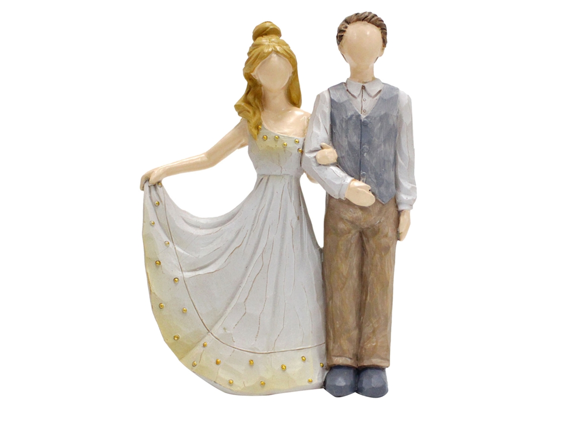 Figura de Casal Sem Rosto LAXISCREED Estilo Europeu