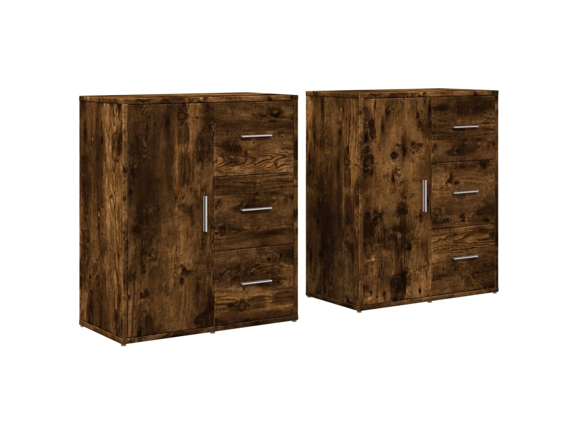 Sideboard, Sideboards Vidaxl Marrom Madeira Processada (n/a)