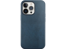 Capa JUST IN CASE Ecopelle iPhone 16 (Outlet Grade A - Azul)