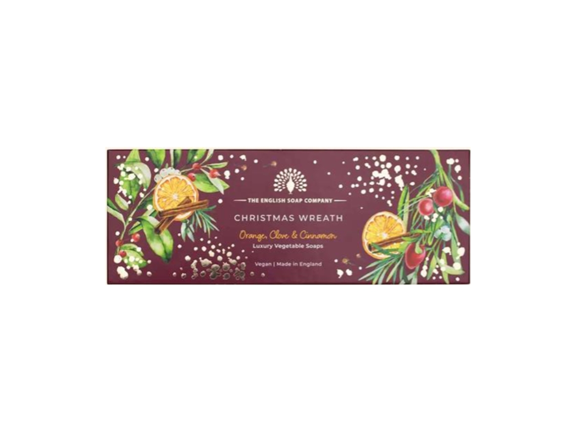 Christmas Wreath Luxury Vegetable Soaps The English Soap Company