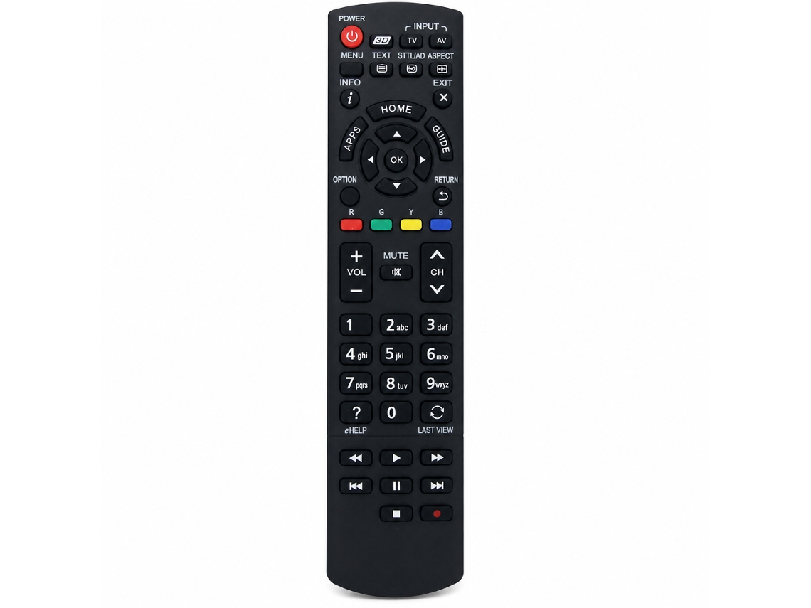Comando À Distância Para Tv Compatível Com Panasonic N2qayb000933_dae
