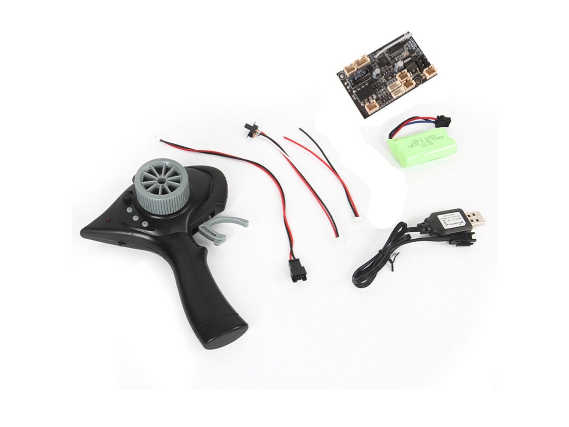 Receptor Ldrc A86 A86p 1802 Wpl D12 D22 D32 Mnrc Mn68 1/16 1/18 Peças Carro Rc Transmissor Bateria Placa Receptora Cabo Usb Giroscópio Drift MDUG