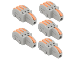 Laxiscreed Conector Rápido Splf13 Para Distribuição Elétrica Em Iluminação, 1-in-3-out