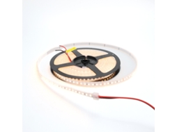 Fita Led 24v Dc 10w/m Monocor 2700k Luz Quente Smd2835 120 Chips/m, Ip65, 110lm/w, Corte A Cada 5cm, 5 Metros, Largura 8mm Alpinaluz