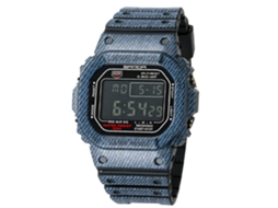 Reloj De Muñeca Deportivo Vaquero Fashion Para Casais Sanda (preto Homem)