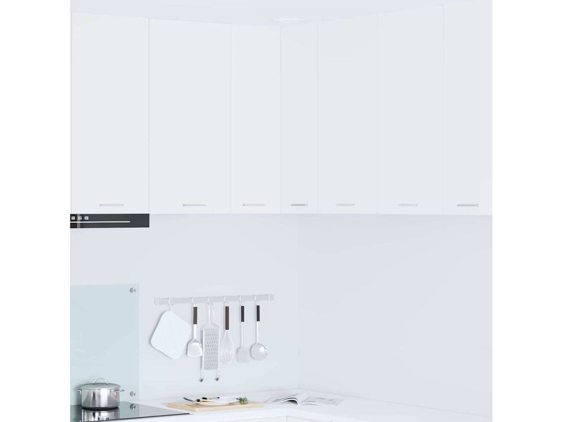 Vidaxl Armário Suspenso Branco 57 X 57 X 80 Cm Derivados De Madeira