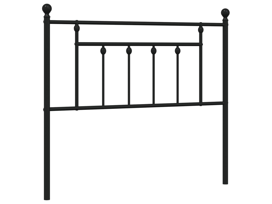 Cabeceira de substituição de 107 cm em metal marrom, exclusiva da MAISON.