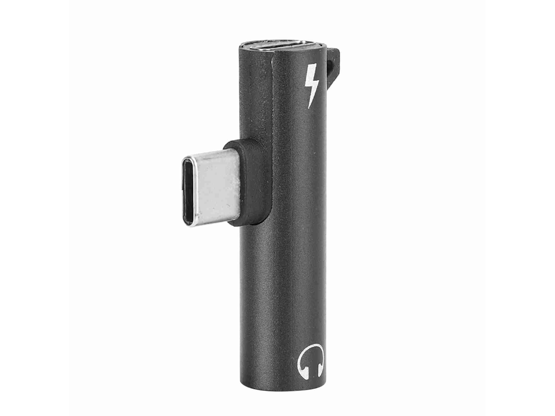 Adaptador LAXISCREED Type c para Áudio 3.5mm e Carregamento