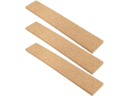 Vicasky Tiras De Cortiça Sem Moldura, 3 Peças, Cáqui, Material Para