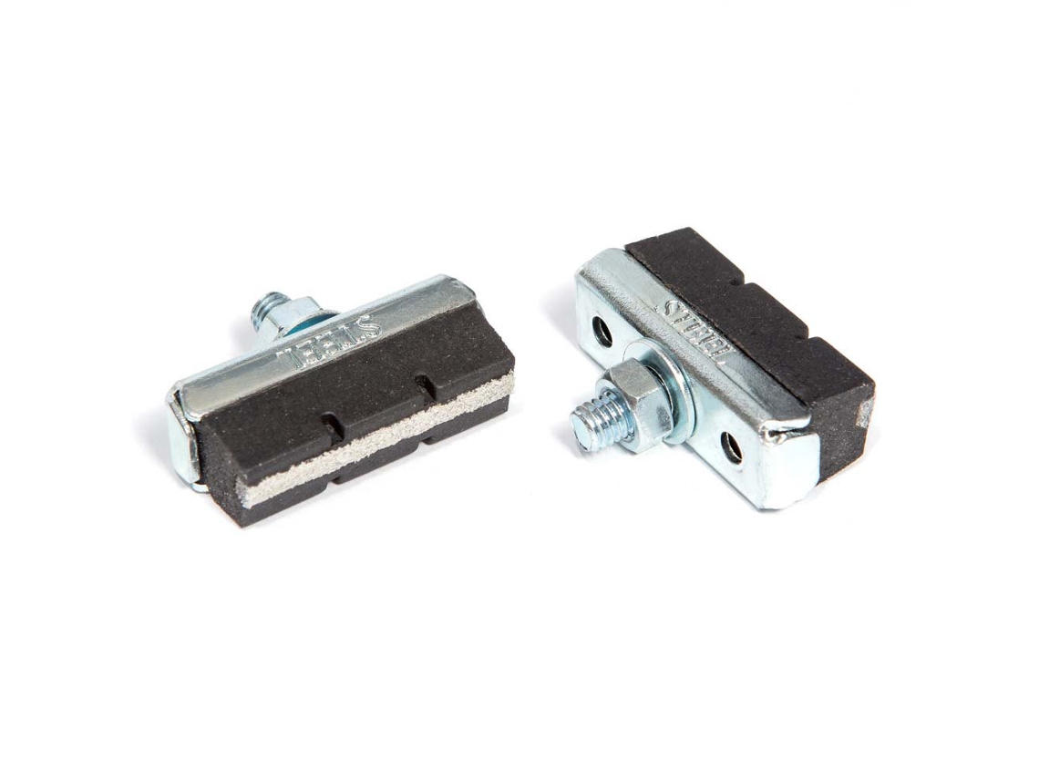 Pastilhas de Freio Completas para Aro de Aço Sh 300 R Prateadofibrax