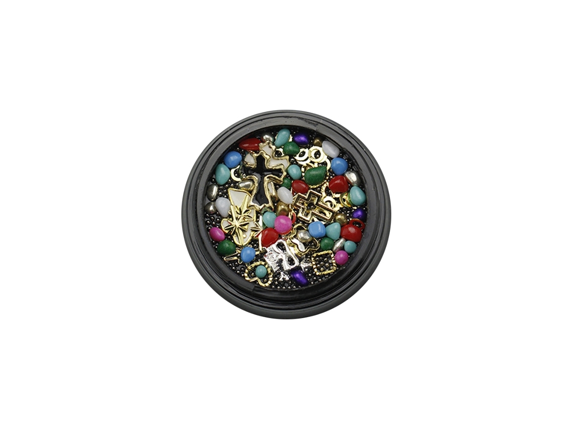 Arte De Unhas Com Broca, Paillettes, Glitter E Liga G311