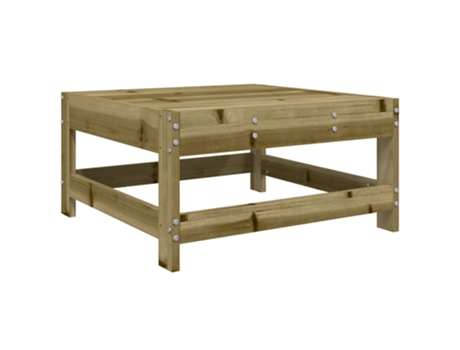 Apoio de Pés para Jardim Vida Xl Madeira de Pinho Impregnada VIDAXL