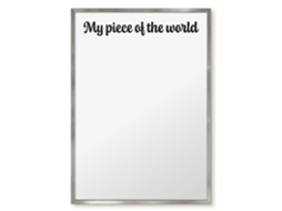 Magnetic Board For Wall My Piece Of The World For The Bedroom Espelharte (50x70 Cm)