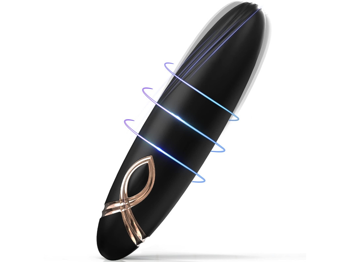 Vibrador De Bala Pequena Com 9 Modos Para Mulheres (preto)