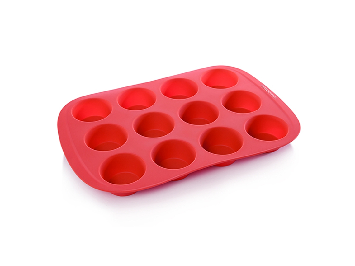 Forma para 12 Queques TESCOMA Delícia em Silicone