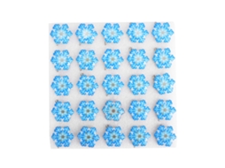 Laxiscreed Pack De 25 Broches De Floco De Neve Led Azul Para Decoração Natal E Eventos Festivos