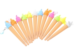 Conjunto De 12 Canetas Infantis, Em Gel Divertidas, Para Escrever,