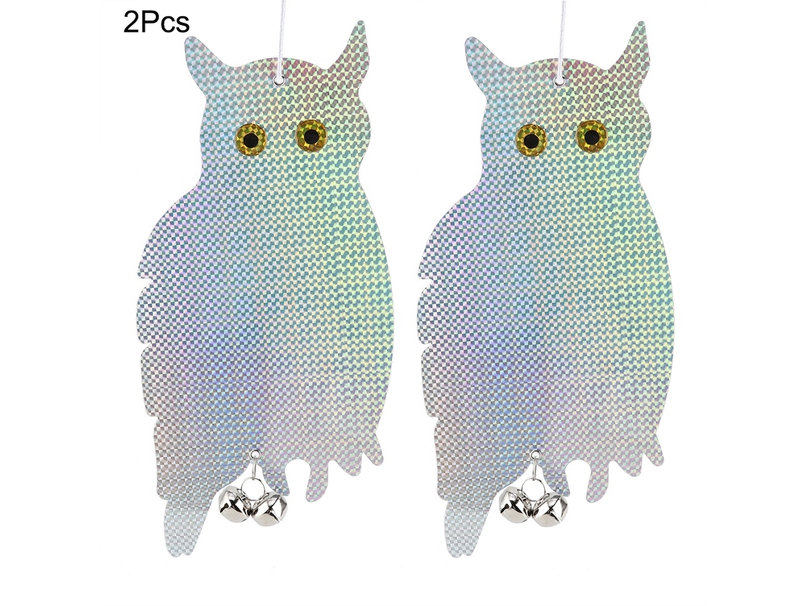 Peças Repelente Aves Refletor Protector Coruja Jardim