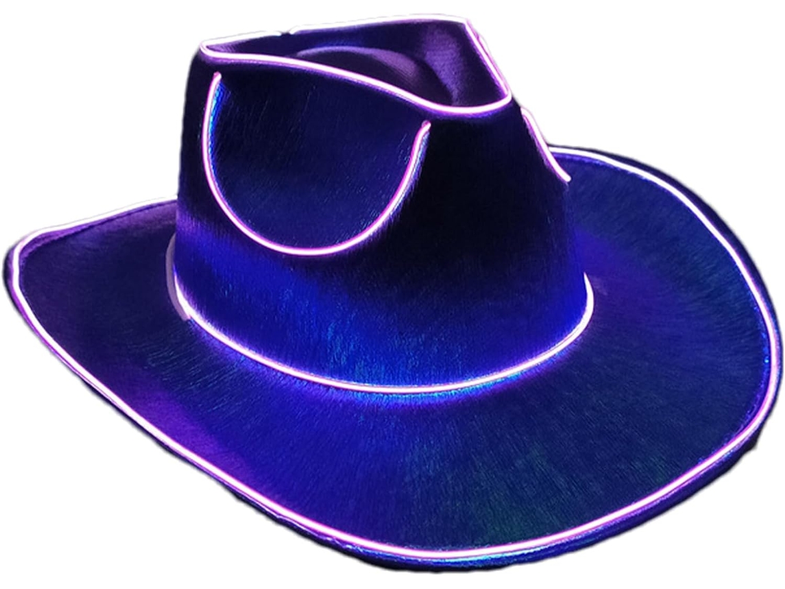 Chapéu De Caubói Com Led – Chapéu De Caubói Que - Design Funcional
