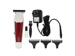 2026-máquina De Cortar Pelo Eléctrica Profesional Recargable Tijera De Pelo (rojo)