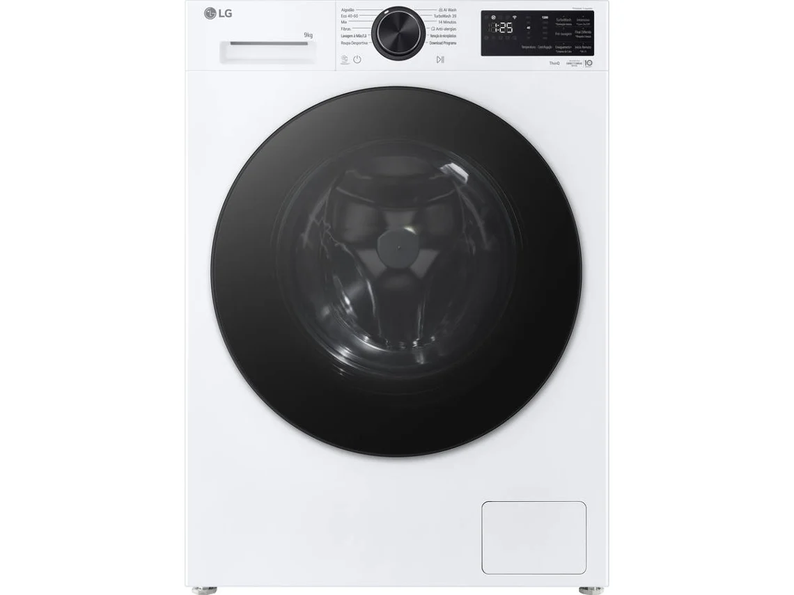 Máquina de Lavar Roupa LG F2X50S9TLB (Outlet Grade B - 9 kg - 1200 rpm - Branco)
