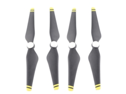 2 pares de hélices autoajustáveis para drone quadricóptero DJI Phantom 3 (borda amarela)