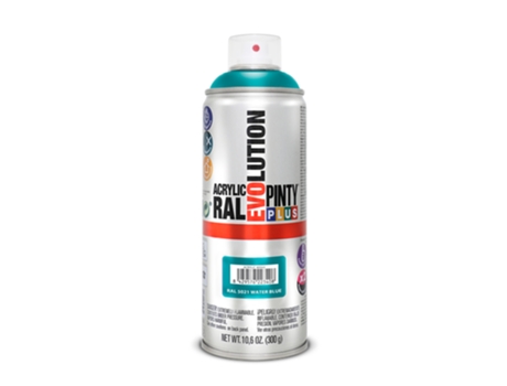 Pintyplus Acrílico Brilhante em Spray Ral 400 Ml (Ral 5021 Azul Água)