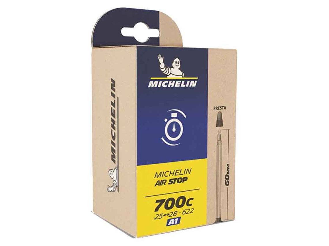 Tubo Interno A1 Airstop Preto 700C / 18-25Michelin