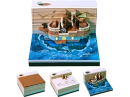 Calendário 3d Com Tema De Piratas – Mesa Criativo Até 2026