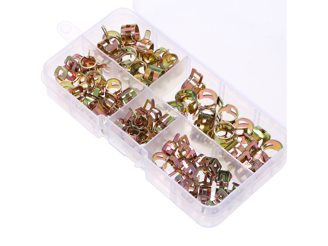 Conjunto De Clips Laxiscreed Para Fixação De Molas, Mangueiras, Tubos De Combustível E Água