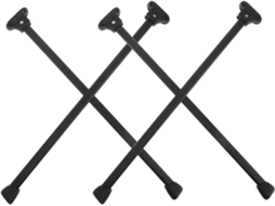 Conjunto De 4 Pés Mesa Dobráveis Metal 50cm 20 Polegadas Com Base Antiderrapante, Suporte Para Móveis De 500mm Altura
