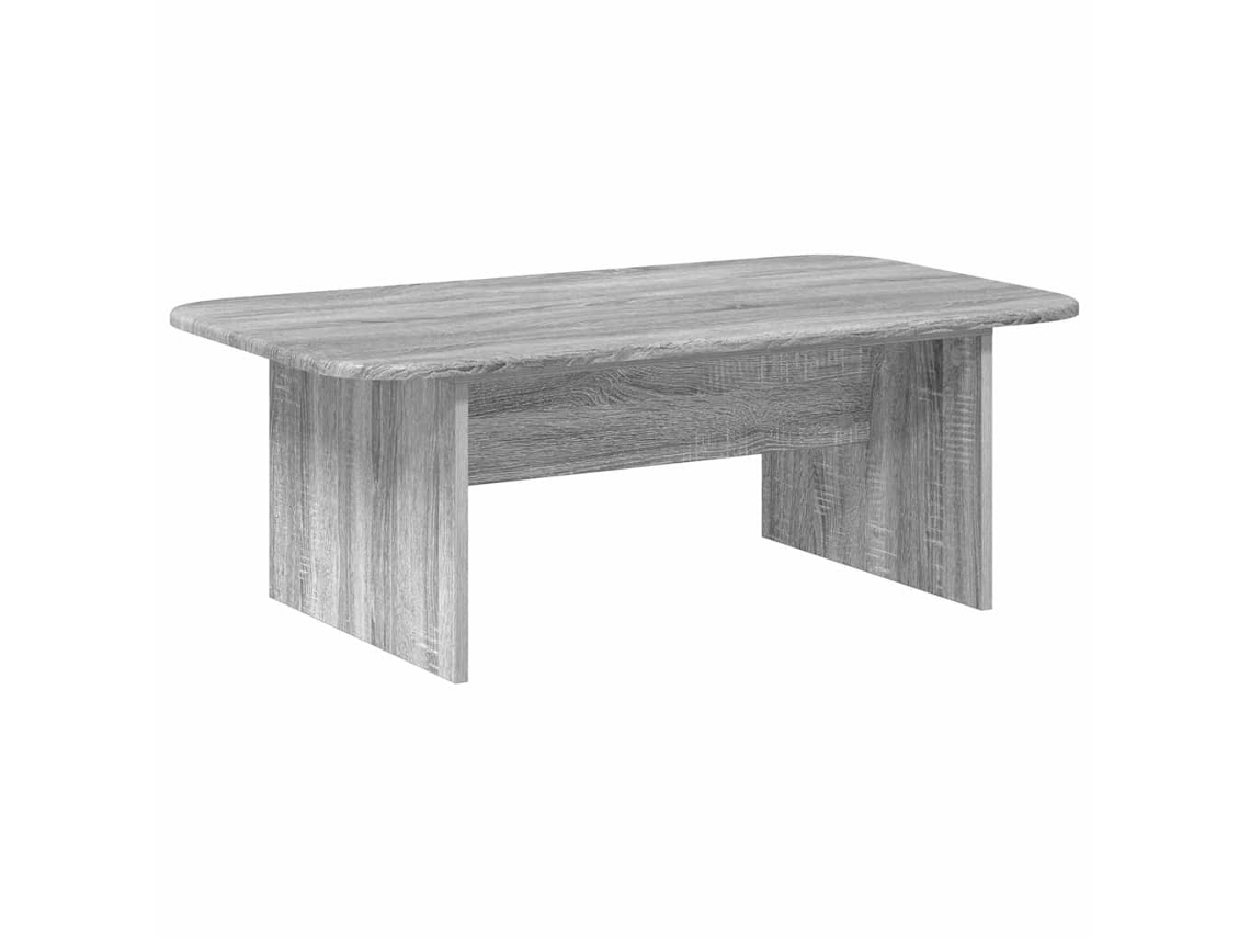 Mesa de centro Cinza Sonoma com madeira processada (93x53x33 cm)