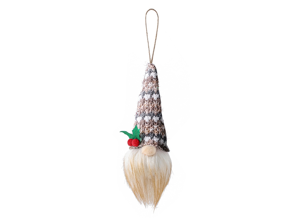 Enfeite de Natal de Árvore com 27cm, Fio e Botão Pilha LAXISCREED