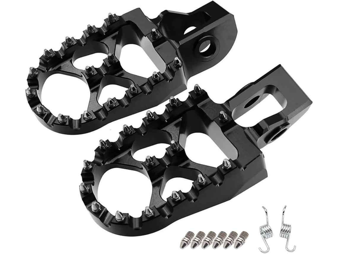 Apoios de Pés para Motocicleta Exc Excf Xc Xcf SX Pedaleiras Compatíveis Montagem Todas Peças Originais: