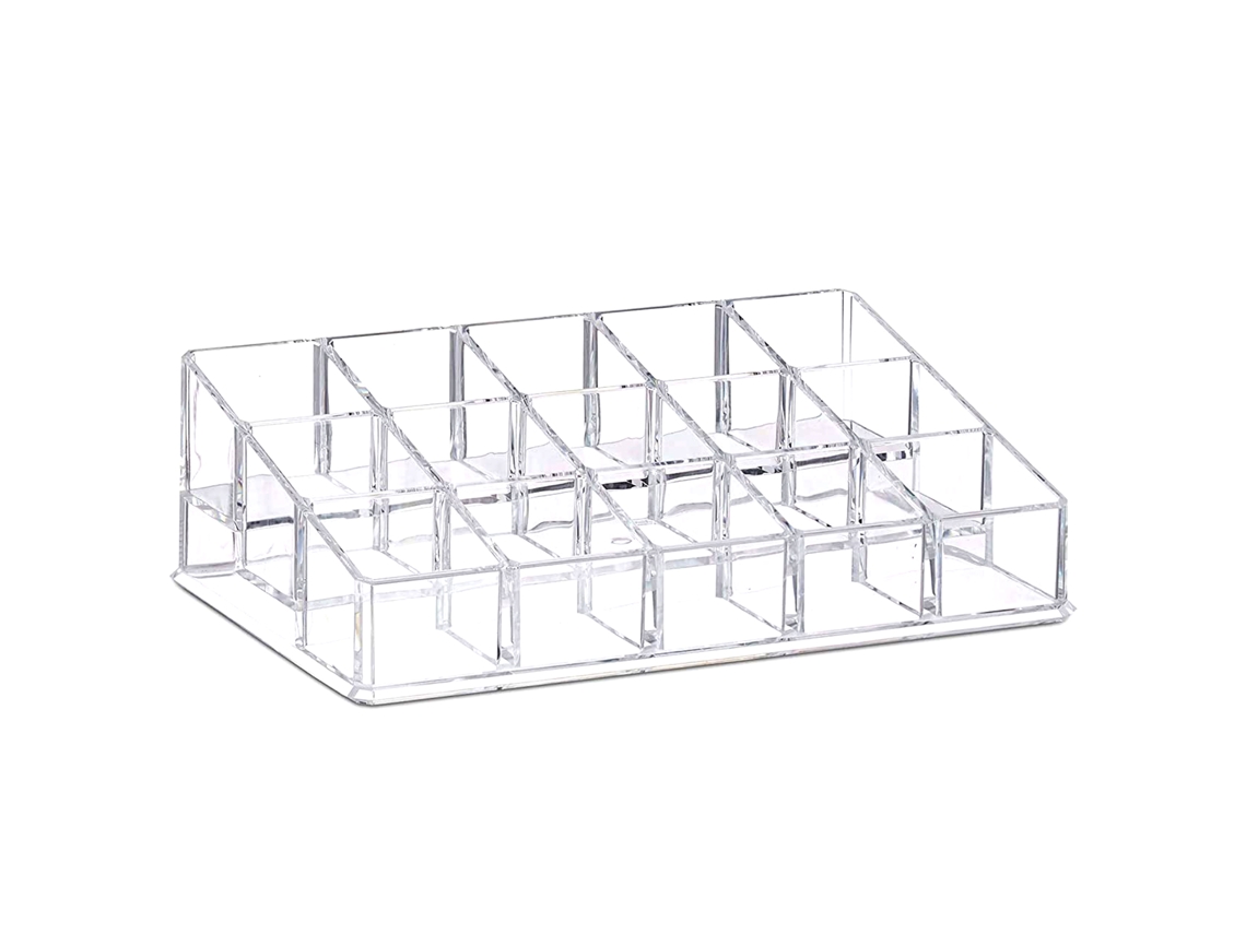 Organizador cosmético transparente