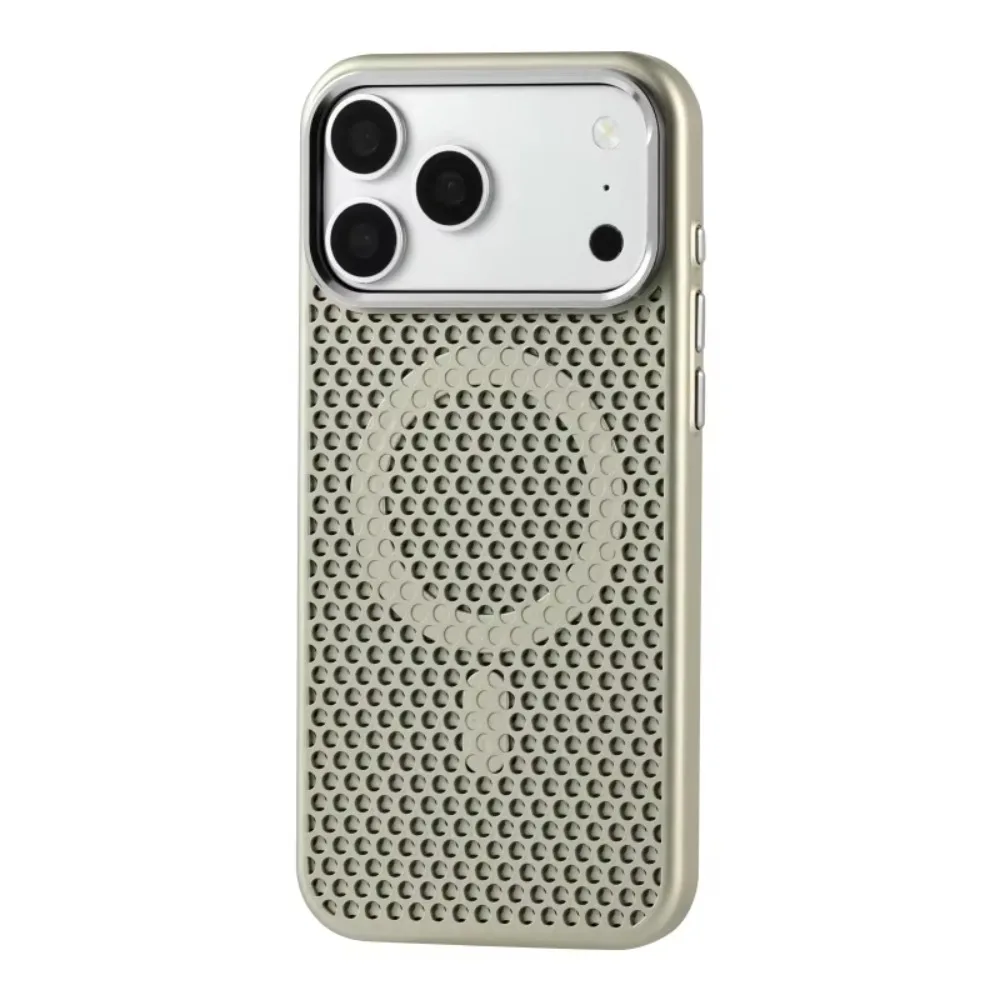 (cinza Titânio, Iphone 16) Capa Fosca Para Celular Com Dissipação De Calor E Proteção Da Câmera Em Metal Resistente A Quedas.