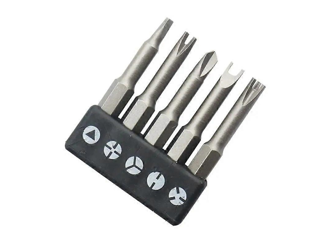 Conjunto De 5 Chaves De Fenda Com Formatos Especiais: 50 Mm, Em Formato De U, Tipo Y, Triangular