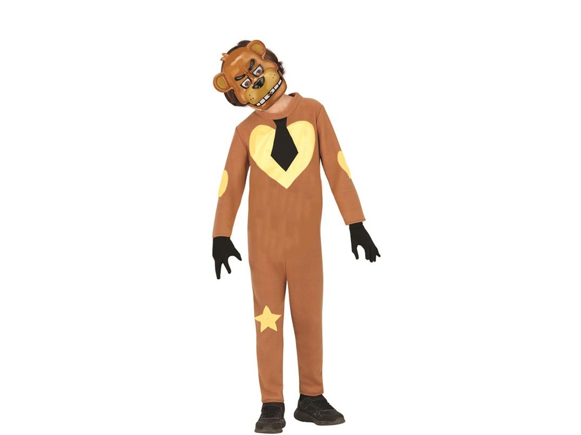 Fantasia de urso robô para criança
