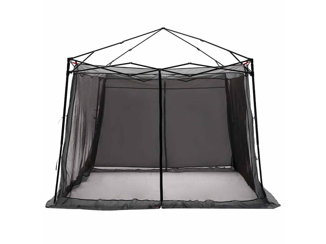 Conjunto 1 Tenda Para Ar Livre Vidaxl Cinzento Tafetá (303 X 303 X 196 Cm)