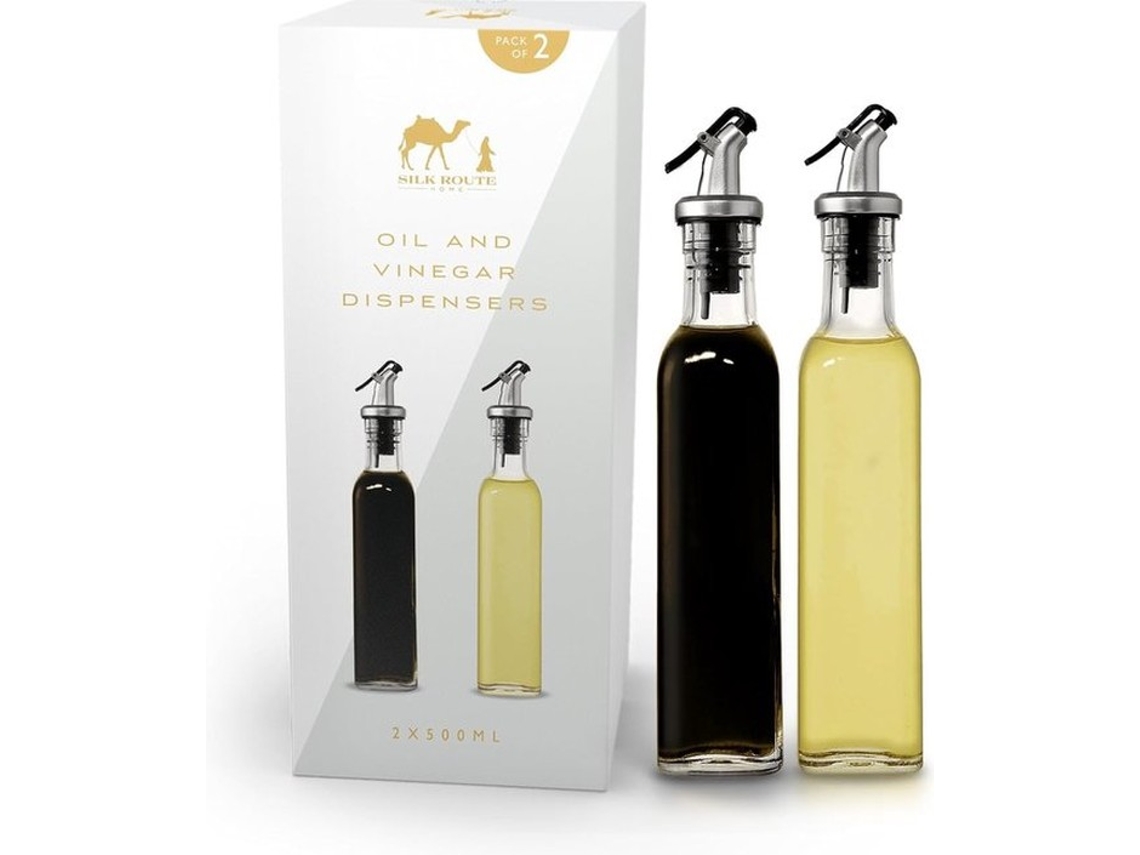 Conjunto De Dispenser De Vinagre E Óleo