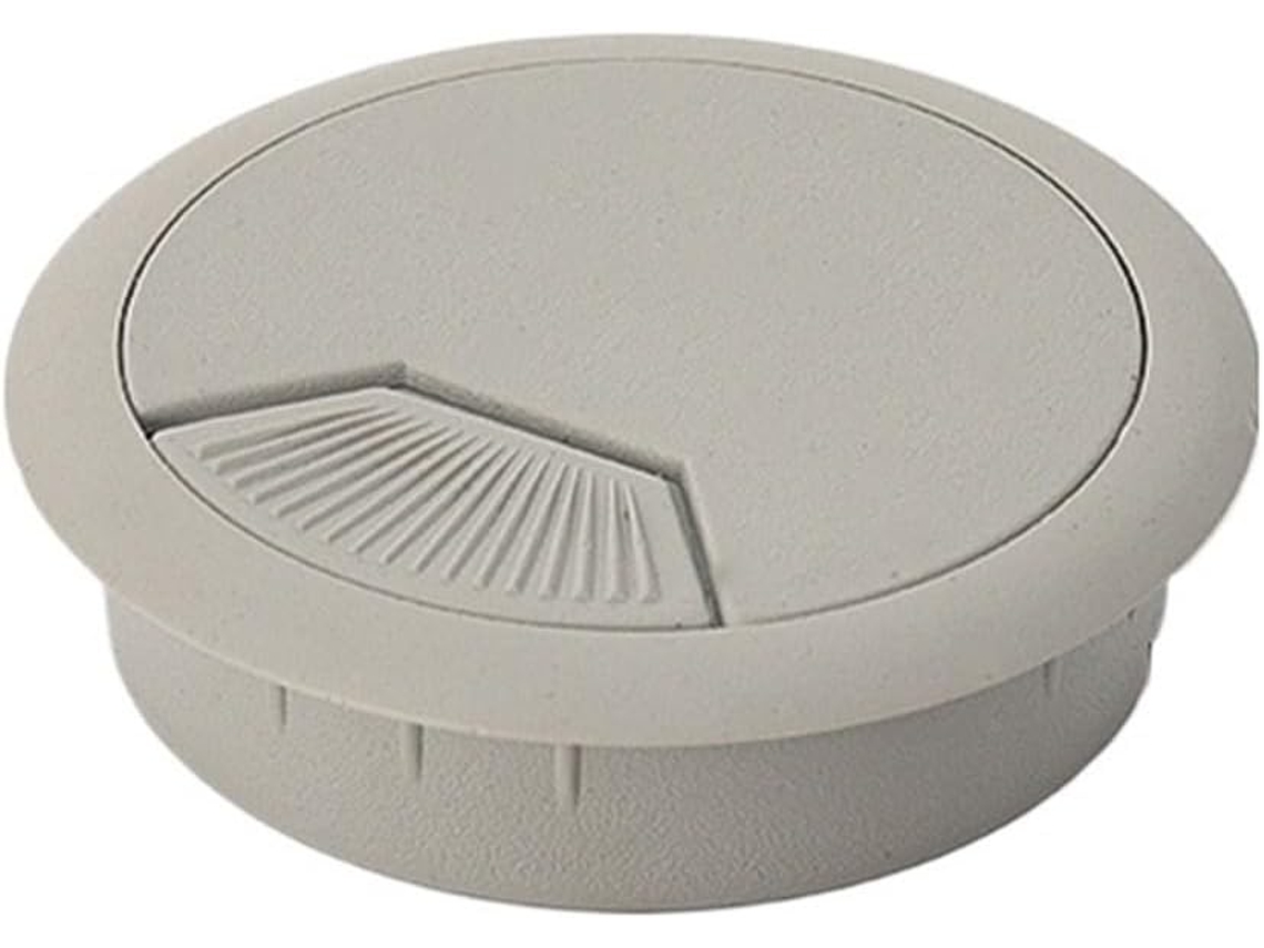 Unidade De Ilhós Plástico Para Mesa Computador Pc, 35/50/53/60/80 Mm,
