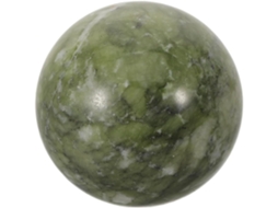Esfera Cristal Verde Natural Hsiuyen Polida Decoração Adivinhação Refinada Fácil Manter Estar Escritório Jade GOKOCO